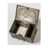 Schatulle aus Messing, deutsch, um 1750