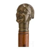 Gehstock mit deutschem Michel, deutsch, 1. H&auml;lfte 19. Jhdt.