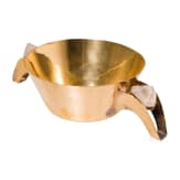 Vermeil-(Hostien-)Schale mit Bergkristall, Sch&ouml;nstett, Marienbr&uuml;der, 2. H&auml;lfte des 20. Jhdts.