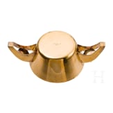 Vermeil-(Hostien-)Schale mit Bergkristall, Sch&ouml;nstett, Marienbr&uuml;der, 2. H&auml;lfte des 20. Jhdts.