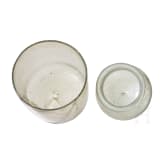Zwei Glasbecher, wohl sp&auml;tr&ouml;misch/um 1600