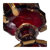 Zwei kleine Kratervasen mit Golddekor, B&ouml;hmen, um 1900