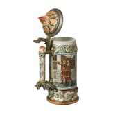 A Mettlach Stein "Wedding of the swan knight", ca. 1910