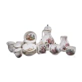 A rare 28-piece porcelain coffee and tea set, Frankenthal, 1762-1770