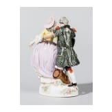 A porcelain couple, Frankenthal, 18th century