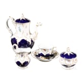 A porcelain coffee set "B-Form", Meissen, 20th century