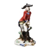 A porcelain figure "Gleeful Soldier", Nymphenburg, Franz Anton Bustelli, 1756 (design), early 20th century