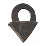 A German triangular padlock, 17th century