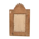 A carved Baroque mirror, probably German, 18th century