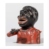 A U.S./English piggy bank "Jolly Nigger-Bank", circa 1900