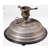 A German christmas tree stand with a music box, ca. 1910