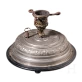 A German christmas tree stand with a music box, ca. 1910