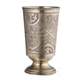A Russian silver-gilt beaker, Moscow, Serge&igrave; Ivanovich Nazarov, circa 1890