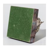 An Russian horse head-shaped agate stone and silver paperweight, 20th century