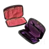 Two papiermach&eacute; and lacquer wallets, Russia, 19th century, probably Ostashkovo, Osip Vishyakov and Sons factory