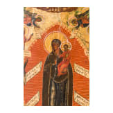 Two icons: a feast icon and the Mother of God "joy to all who grieve", Russia, 19th century