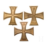 Drei Milit&auml;r-Verdienstkreuze 1.Klasse 1914