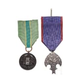 Zwei Medaillen, China, 1930er Jahre