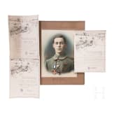 Drei au&szlig;ergew&ouml;hnliche Urkunden eines Feldwebels im K.b. IR 20 "Prinz Franz"