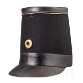 Hoher Tschako mit hannoveraner Kokarde, um 1850 - 1860