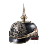 Helm f&uuml;r Offiziere der hessischen Armee, um 1900