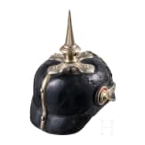 Helm f&uuml;r Offiziere der hessischen Armee, um 1900