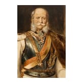 Kaiser Wilhelm I. - repr&auml;sentatives Portraitgem&auml;lde, um 1880