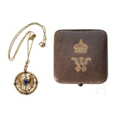 Preu&szlig;ischer Goldanh&auml;nger in kaiserlichem Etui, vor 1918