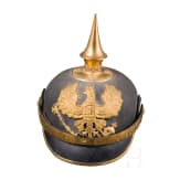 Helm f&uuml;r Offiziere der Infanterie, Preu&szlig;en, um 1900