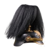 Helm f&uuml;r Offiziere der Infanterie, mit Paradebusch, um 1910