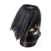 Helm f&uuml;r Offiziere der Infanterie, mit Paradebusch, um 1910