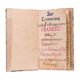K&ouml;nigin Augusta Garde-Grenadier-Regiment Nr. 4 - Kriegstagebuch, datiert 9.11.1869 - 27.1.1872