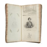 Album mit handgezeichneten Offiziersportraits, um 1830 - 1850