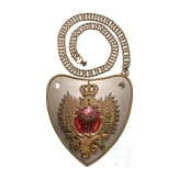 Brustschild f&uuml;r Offiziere im K&uuml;rassier-Regiment &bdquo;K&ouml;nigin&ldquo; (Pommersches) Nr. 2