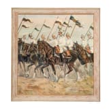 Lanzenreiter des Leib-K&uuml;rassier-Regiments Nr. 1 - Gem&auml;lde nach Angelo Jank, 1966