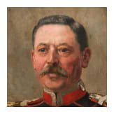 Theodor Rocholl (1854 - 1933), Portrait eines Wachtmeisters im Westf&auml;lischen Ulanen-Regiment Nr. 5, datiert 1895