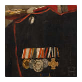Theodor Rocholl (1854 - 1933), Portrait eines Wachtmeisters im Westf&auml;lischen Ulanen-Regiment Nr. 5, datiert 1895