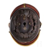 Helm f&uuml;r Angeh&ouml;rige der preu&szlig;ischen Polizei um 1910