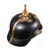 Helm f&uuml;r Angeh&ouml;rige der preu&szlig;ischen Polizei um 1910