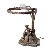 Tischlampe "Friedrich der Gro&szlig;e", um 1910