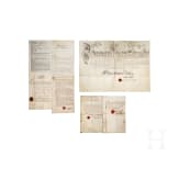 A document grouping of the Saxon hunter Johann Christian Friedrich Mendte