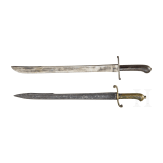 Two fascine knives, 19th century