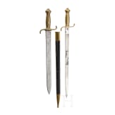 Two artillery fascine knives, 19th century