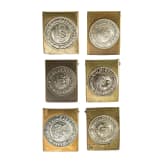 Six belt buckles for enlisted men, circa 1870 - 1918