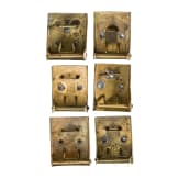 Six belt buckles for enlisted men, circa 1870 - 1918