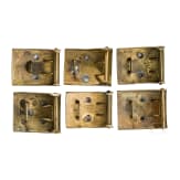 Five belt buckles for enlisted men, circa 1870 - 1918
