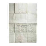 Generalmajor Carl Friedrich von Kerner (1775 - 1840) - patent to Lieutenant 1794 signed by Duke Ludwig Eugen and to General Major 1811 signed by King Friedrich of W&uuml;rttemberg