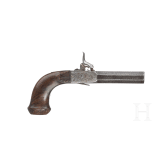 Five percussion pocket pistols, France/England, circa 1850