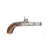 Five percussion pocket pistols, France/England, circa 1850