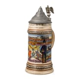 A reservist mug of Reservist Prauls of the 4th Company of the Railway Regiment No. 2 in Berlin-Sch&ouml;neberg, 1910-12